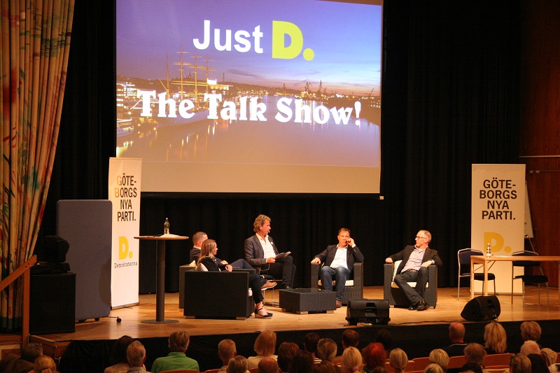 Just D. The Talk Show. På Demokraternas årsmöte 14 maj 2018