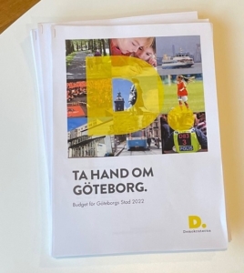 Ta hand om Göteborg, Demokraternas budgetförslag för Göteborgs stad 2022